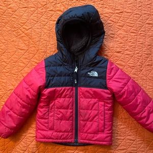 Toddler North Face, Sherpa lined jacket. 3T